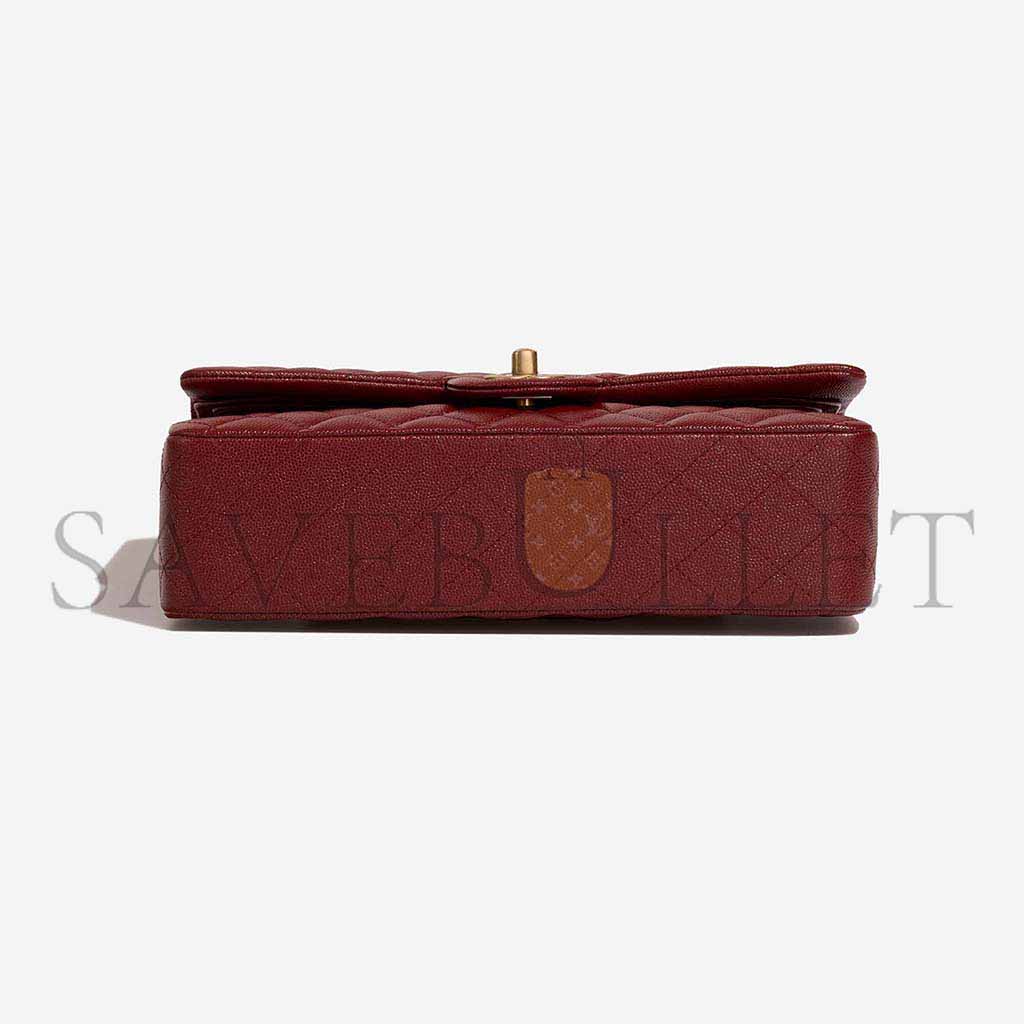 Ch*el timeless medium caviar red as3011 (25.5*15.5*6.5cm)